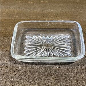 Elegant Clear Glass Jewelry tray